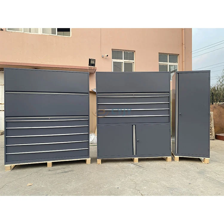 Compositum metallum garage cabinets