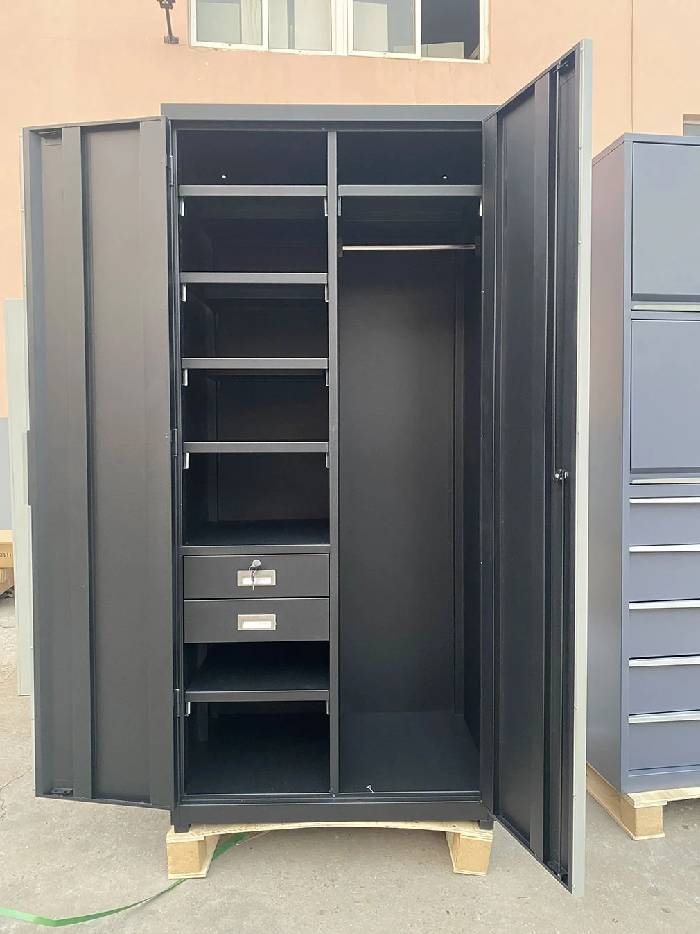 Multifunctional Double Door Tall Cabinet