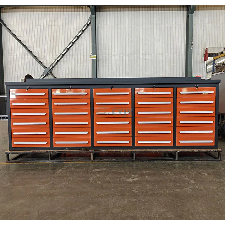 Orange XXX Drawer Workbench